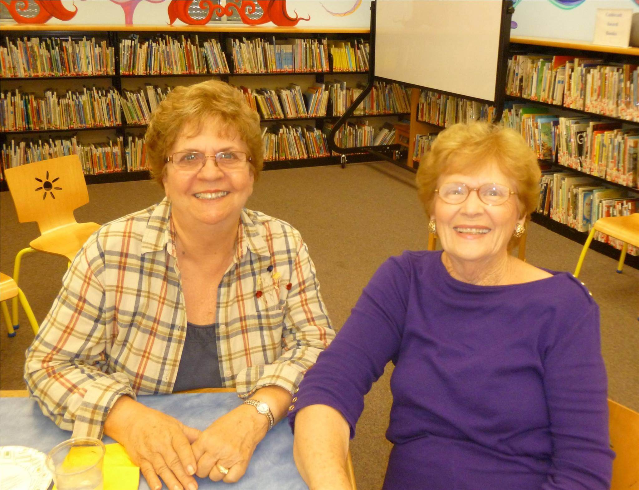 Residents Betty Winslow and Lou Carson